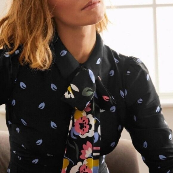 BODEN Shirt Dress EUC Size 8 - Picture 3 of 6